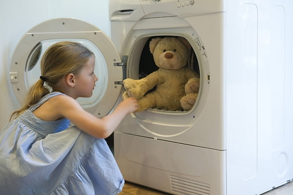 Giặt gấu bông bằng máy giặt có được hay không?