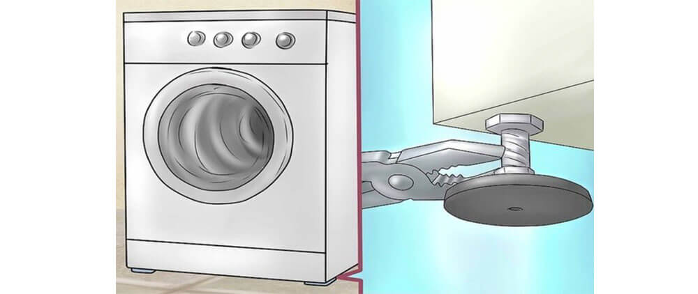 Vị trí đặt máy giặt không bằng phẳng