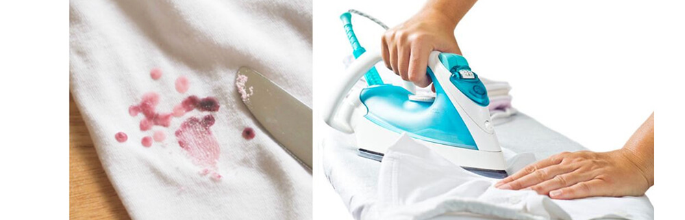 Mẹo giặt ủi – Dùng bàn ủi tẩy vết sáp nến trên quần áo